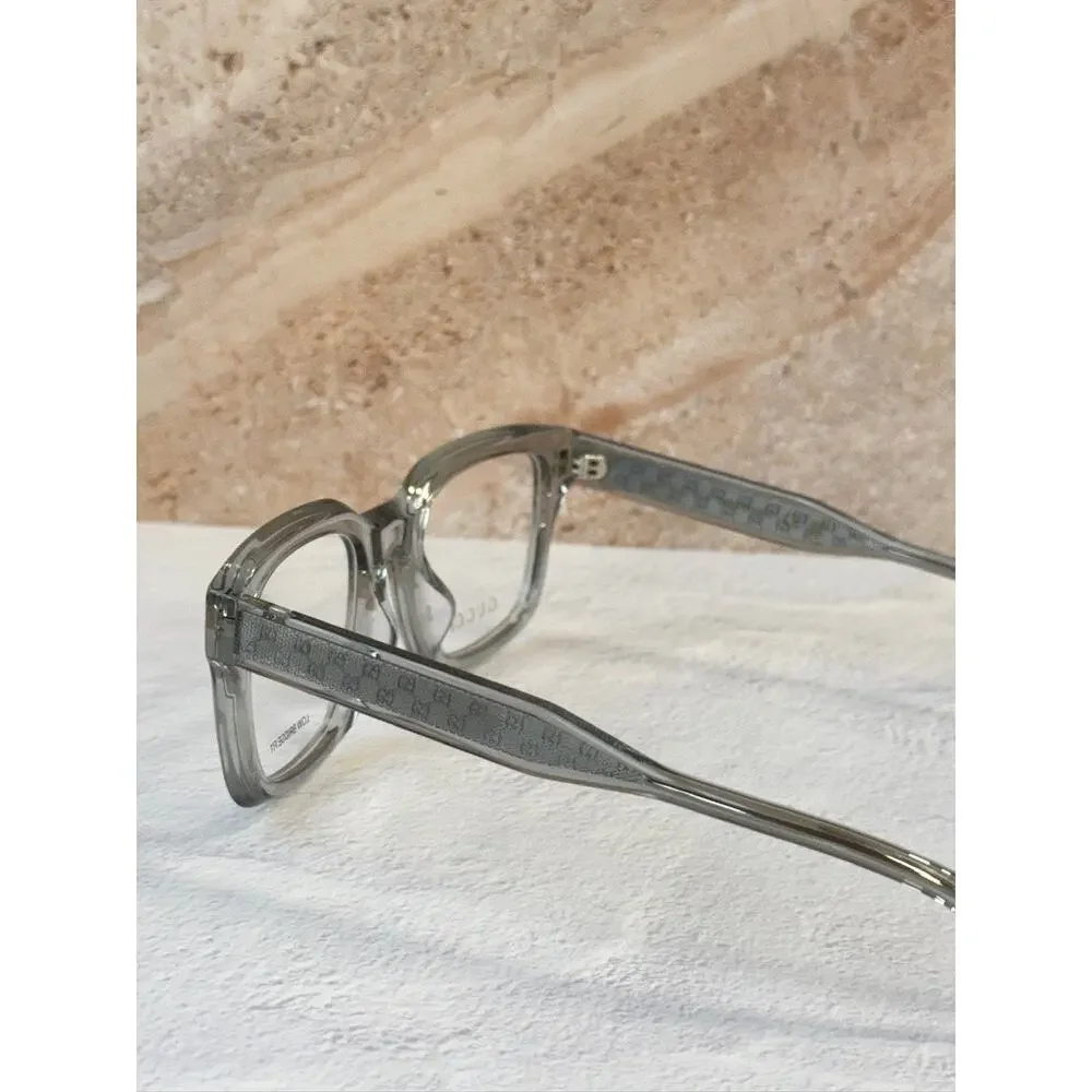 NEW Gucci GG2071OL Transparent Grey Unisex Eyeglasses Frames